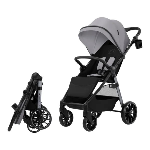 Kinderkraft Sportwagen GRANDE 2 – für Stadt und Freizeit in moonlight grey – Ansicht 1