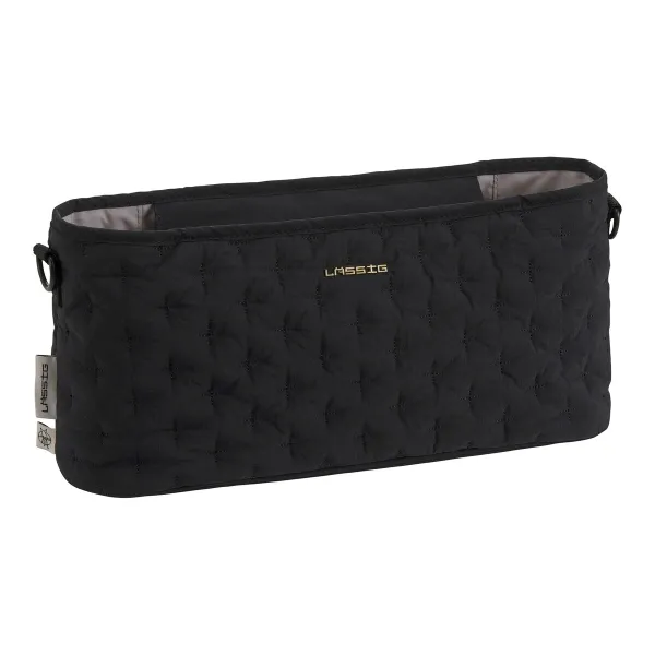 Lässig Buggy Organizer – für übersichtlichen Stauraum am Kinderwagen in quilted black – Ansicht 1
