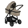 Lionelo Kombikinderwagen AMBER 3in1 – für vielseitige Familienmobilität in beige sand – Ansicht 1