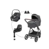 Maxi-Cosi Kombikinderwagen Oxford+ Travel-Set mit Babyschale Pebble 360 Pro 2 und Isofix-Basis FamilyFix 360 Pro – für flexible Wege ab der Babyzeit in twillic graphite – Ansicht 1
