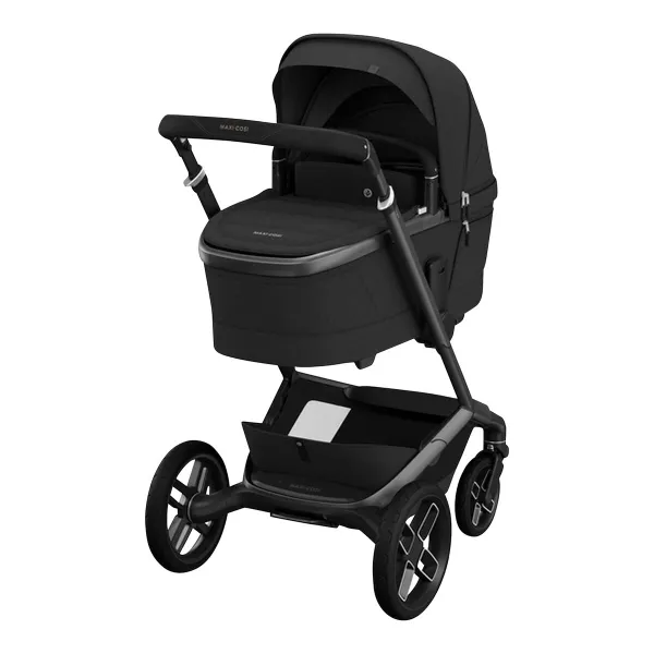Maxi-Cosi Premium Kombikinderwagen Fame – für Alltag und Familienausflüge in twillic black – Ansicht 1