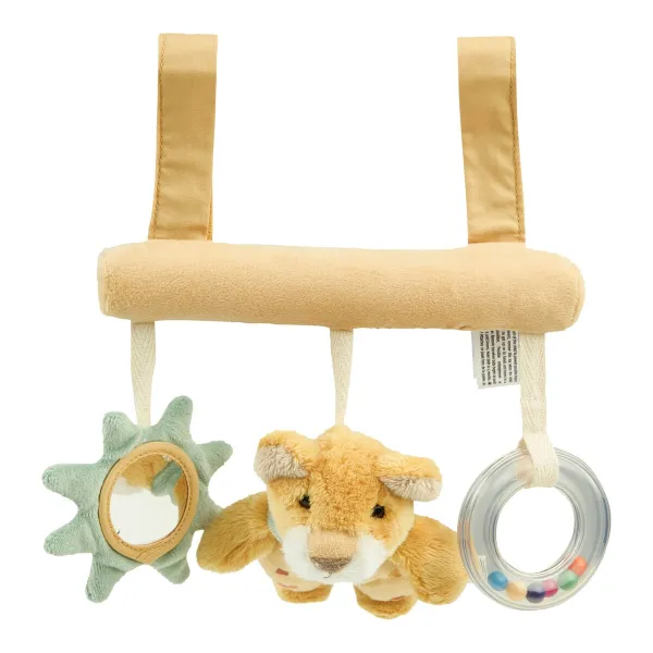 Sterntaler Safari Babyschalenanhänger Löwe Leo – für Beschäftigung am Kinderwagen in Standard – Ansicht 1