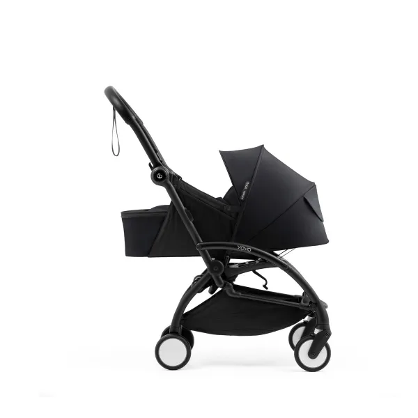 Stokke YOYO5 Gestell mit Neugeborenenset – als tragende Basis für den vorgesehenen Aufbau in black / black – Ansicht 1