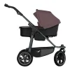 TFK Kombikinderwagen Mono 3 – für vielseitige Familienmobilität in anthrazit / braun – Ansicht 1