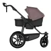 TFK Kombikinderwagen Pro – für vielseitige Familienmobilität in anthrazit / braun – Ansicht 1