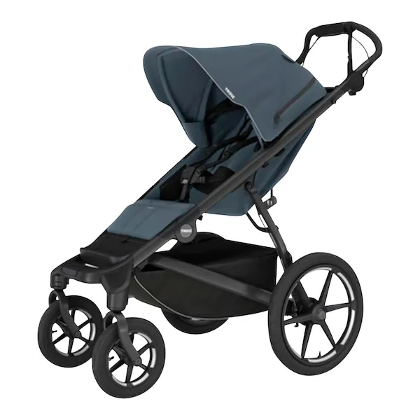 Thule Sportwagen Urban Glide 4-wheel Magnetic Buckle (2026) – für aktive Alltagswege in dark slate – Ansicht 1