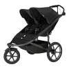 Thule Zwillingswagen Urban Glide 3 Double Magnetic Buckle – für vielseitige Familienwege in black – Ansicht 1